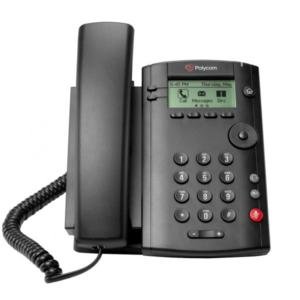 Polycom VVX 101 (2200-40250-025) One-Line PoE Corded Business Media Phone