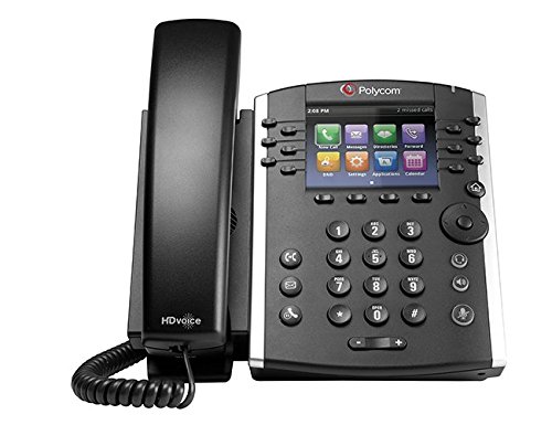 Polycom VVX 401 2200-48400-025 12-line Business Media Phone - AC Adapter Not Included